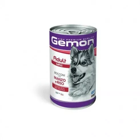 Gemon Dog konzerv Adult Maxi Marha & Rizs 1250g