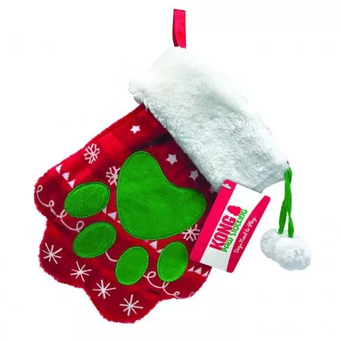 KONG Holiday Stocking Paw L