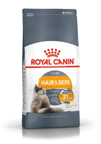 Royal Canin Hair & skin Care 400g-száraz táp felnőtt macskáknak az egészségesebb szőrért és bőrért