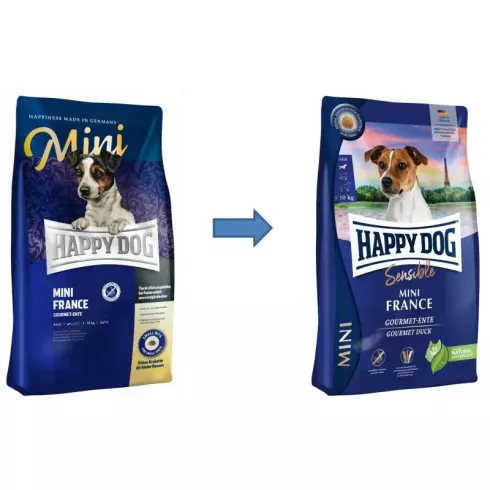 Happy Dog Sensible Mini France száraz kutyatáp 800g