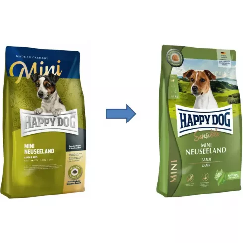 Happy Dog Sensible Mini Neuseeland száraz kutyatáp 300g