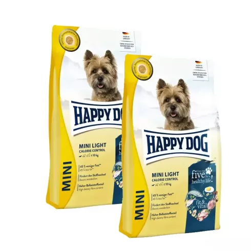 Happy Dog Mini Light Low Fat 2x4kg