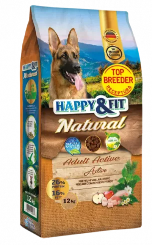 Happy&Fit Natural Adult Active (Top Breeder) 12kg