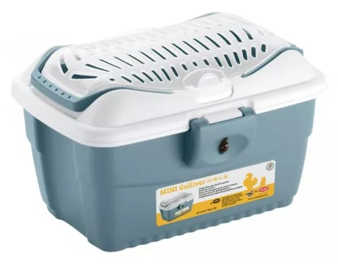 KERBL Transportbox Mini Gulliver, kék 40x30x24 cm