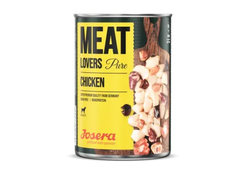 Josera Meat Lovers Pure konzerv 400g - Csirke