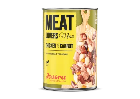 Josera Meat Lovers Menu konzerv 400g - csirke sárgarépával