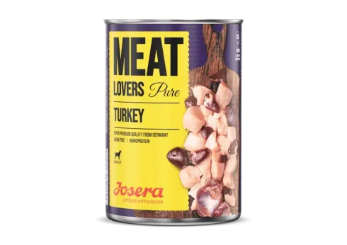 Josera Meat Lovers Pure konzerv 400g - Pulyka