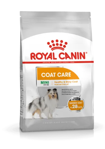 Royal Canin Mini Coat Care 1kg- száraz táp felnőtt kutyáknak az egészségesebb szőrért és bőrért