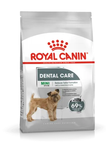 Royal Canin Mini Dental Care 8kg-száraz táp felnőtt kutyák részére fogkőképződés csökkentéséért