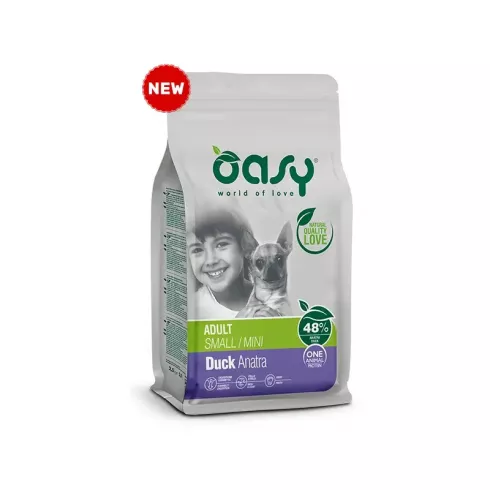 Oasy Dog OAP Adult Small/Mini Duck 800g