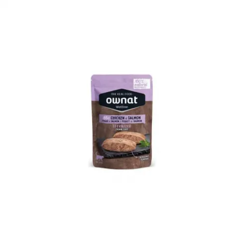 Ownat Cat Wetline Sterilized Chicken, Salmon 85g