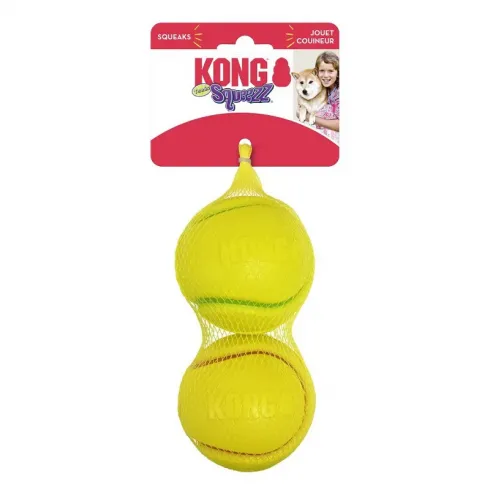 KONG Squeezz Teniszlabda Kutyajáték M 2db