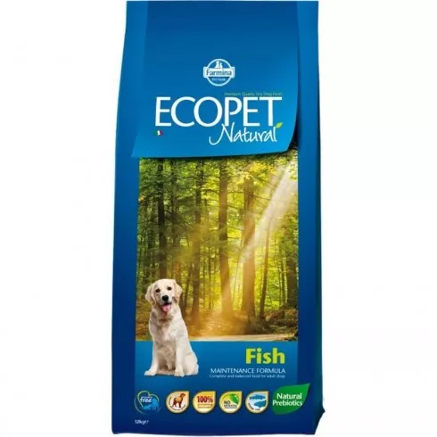 Ecopet Natural Adult Fish Mini 12kg