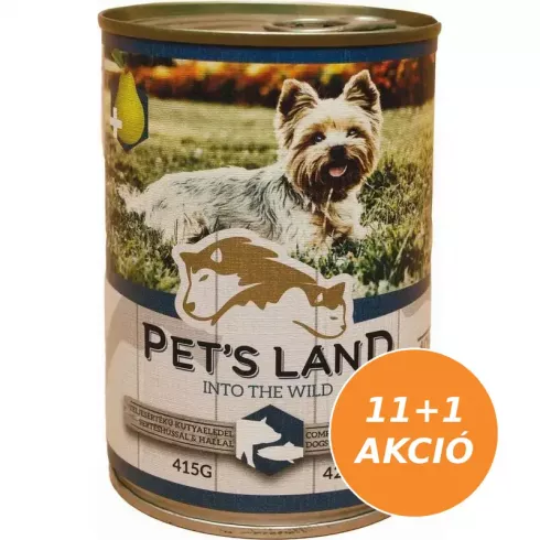 Pet s Land Dog Konzerv SertésHal körtével 12x415g