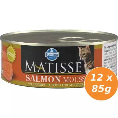 Matisse konzerv Mousse Lazac 12x85g