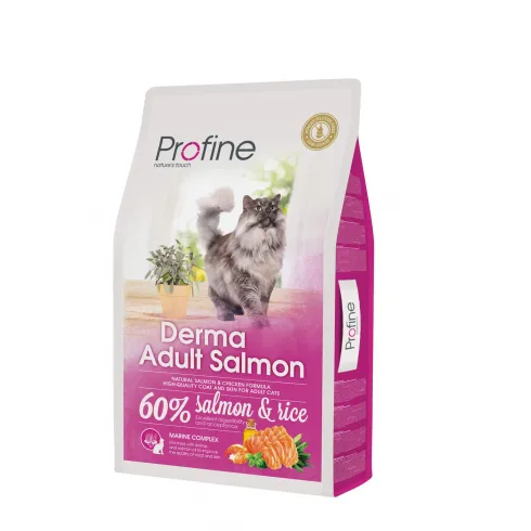 Profine Cat Derma Adult Salmon száraz macskaeledel 10kg