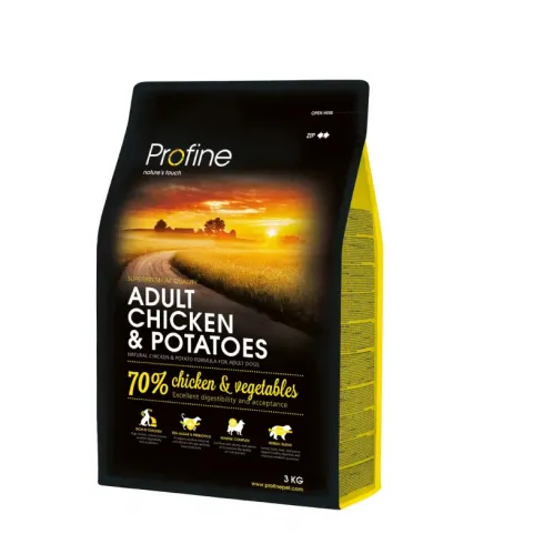 Profine Adult Chicken & Potatoes száraz kutyatáp 3kg