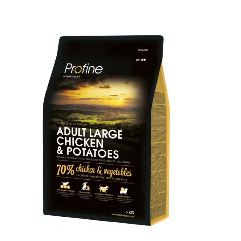 Profine Adult Large Breed Chicken & Potatoes száraz kutyatáp 3kg