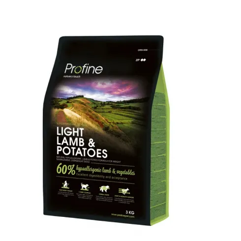 Profine Light Lamb & Potatoes száraz kutyatáp 3kg