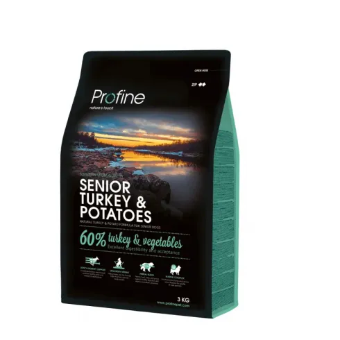 Profine Senior Turkey & Potatoes száraz kutyatáp 3kg