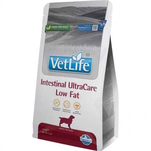 Vet Life Natural Diet Dog Intestinal Ultracare Low Fat 1,5kg