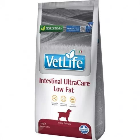 Vet Life Natural Diet Dog Intestinal Ultracare Low Fat 10kg