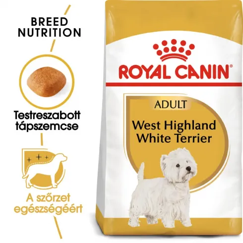 Royal Canin West Highlander White Terrier Adult 1,5kg-West Highlander felnőtt kutya száraz táp