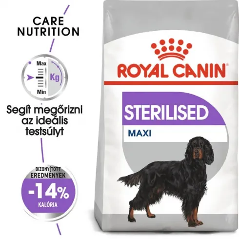 Royal Canin Maxi Sterilised 12kg-száraz táp ivartalanított felnőtt kutyáknak