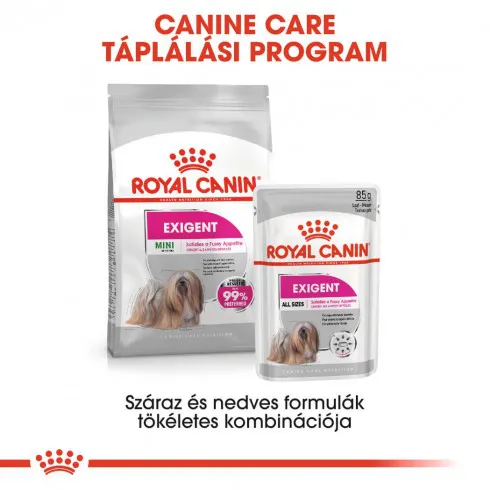 Royal Canin Exigent 85g - nedves táp válogatós felnőtt kutyák részére