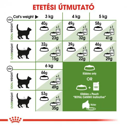 Royal Canin Outdoor 400g-szabadba gyakran kijáró, aktív felnőtt macska száraz táp