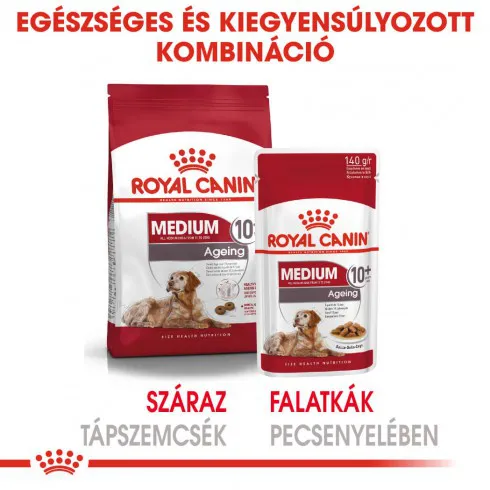 Royal Canin Medium Ageing 140g-nedves táp közepes testű idős kutya részére