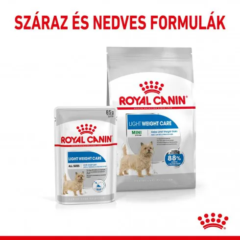 Royal Canin Mini Light Weight Care 1kg-száraz táp hízásra hajlamos felnőtt kutyáknak