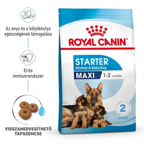 Royal Canin Maxi Starter 1kg- nagy testű kölyök és vemhes kutya száraz táp