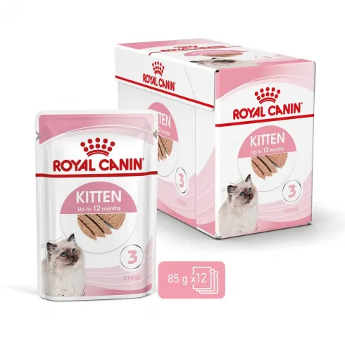 Royal Canin Kitten Loaf 12x85g - kölyök macska pépes nedves táp