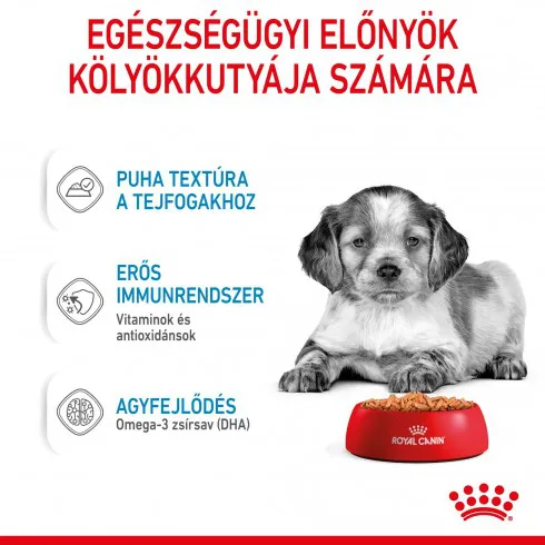 Royal Canin Medium Puppy 140g-nedves táp közepes testű kölyök kutya részére