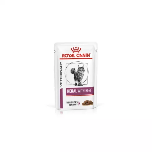 Royal Canin Veterinary Feline Renal Beef marhahúsos alutasak 85g