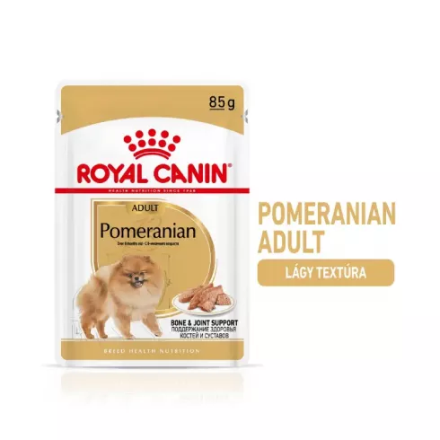 Royal Canin Pomeranian Adult 85g - Pomerániai törpespicc felnőtt kutya nedves táp