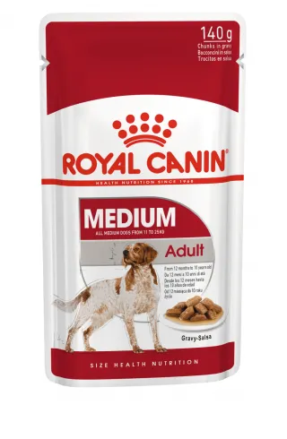 Royal Canin Medium Adult 140g-nedves táp közepes testű felnőtt kutya részére