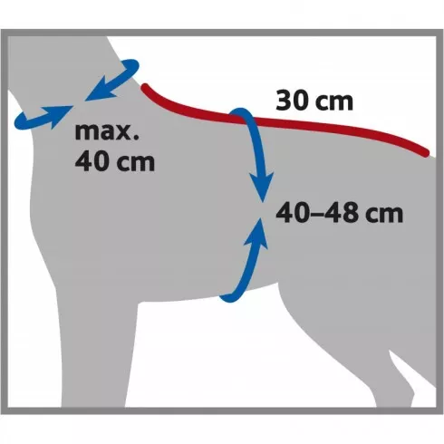 Trixie Fürdőköpeny Kutyának Frottír XS 30cm Szürke