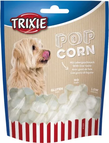 Trixie Jutalomfalat Popcorn Máj Ízesítéssel 100g