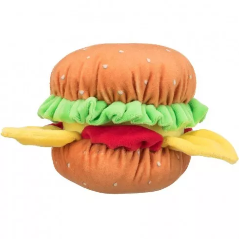 Trixie Játék Plüss Hamburger, 13cm