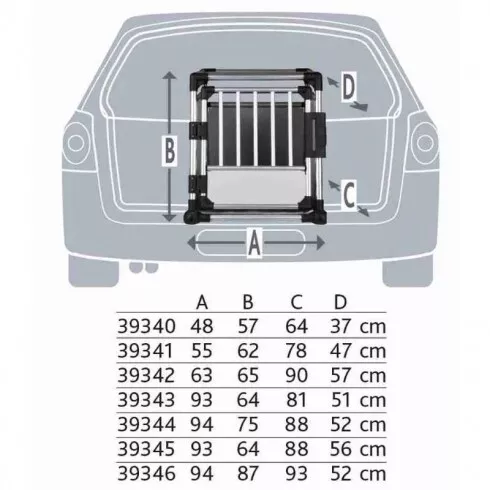 Trixie Ketrec Aluminium M-L 63x65x90cm