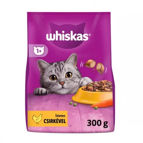 Whiskas Száraz Csirke -Májas Falat 300g