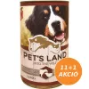 Pet s Land Dog Konzerv Marhamáj-Bárányhús almával 1240g PL4269912X