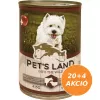 Pet s Land Dog Konzerv Marhamáj-Bárányhús almával 24x415g PL4270424X