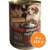 Spirit of Nature Dog konzerv Vaddisznóhússal 6x415g SN428106X