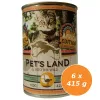 Pet s Land Cat konzerv Strucchússal Africa Edition 6x415g SN943416X